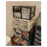 4 smaller storage units with contents
