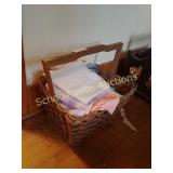 Basket with contents