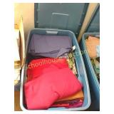 Large tote of fabric