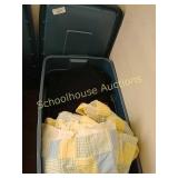 Large tote of fabric