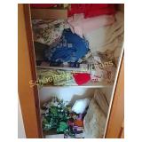 Contents of upstairs closet hallway