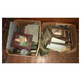 2 boxes of assorted frames & pictures