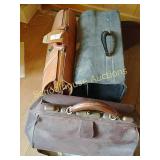 3 vintage bags (one full of papers (see pictures)