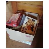 Box of games & miscl