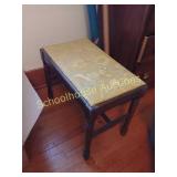 Vintage makeup bench