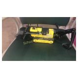 Tonka bulldozer frame & scoop are metal