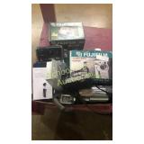 Pile of assorted cameras