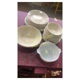 Corelle dishes & Pyrex bowl 472
