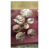 Geisha tea set & bowl