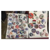 Election pinbacks lot