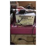 Power supply and spray brush