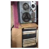 Reel to reel and 8 mm films. 
Robyn 300 reel to