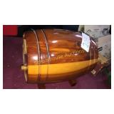 Wood barrel bank