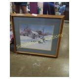 Awesome winter farm picture