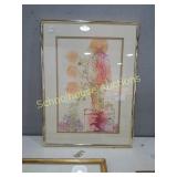 Signed E.C. Elliott watercolor. Measurements are