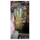 Lot of 8 green glasses