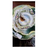 Lot of beautiful handpainted dishes