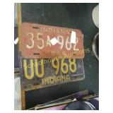 2 indiana plates