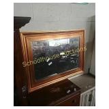 Nice large mirror approx 45" w 31" tall
