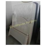 Nice queen bed frame with mattress & boxspring