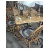 Table & 3 chairs Only !(leaf is in & included in