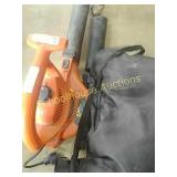 230 mph black & decker electric leaf blower bag&