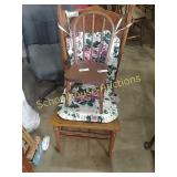 Set of 2 chairs (1 is a large doll chair)