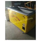 Royal Crown Cola cooler (built in casters rolls