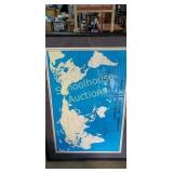 2 large pictures. Map is approx 26 in by 38