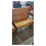 Bench with storage. Approx 30 inches wide