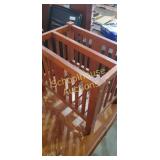 Magazine rack.  About 15 inches long and 12