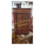 Jewelry holder. Approx 16 inches tall and 12