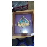 Shadowbox approx 13 inches wide and 14 inches