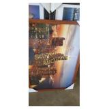 Set of 3 pictures. Larggest is approx  24 in by