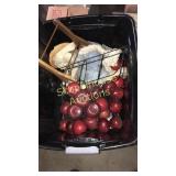 Home Decor 
Apples, bunnies and a TP holder for