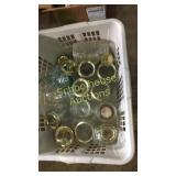 Mason jars 
Including lids small and large