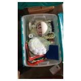 Glassware and doilies