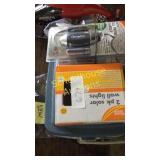 Rechargeable batteries. 
2 pack solar wall