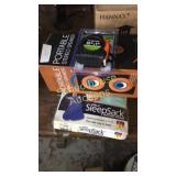 Portable speaker
Tape measure 
Sleep sack