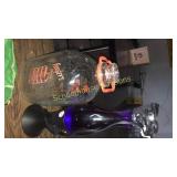 Lava lamp and milk bottle