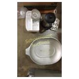 Cooking
Spatula, large pot with lid few serving