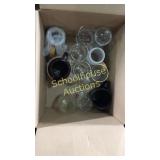 Glassware 
Wine coffee and other plus a box of