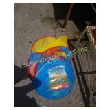 7pc playhouse, tubes, ball pit.