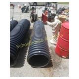 Large over 6ft drain tubes. 18in in diameter