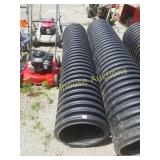 Large over 6ft drain tubes. 16in in diameter