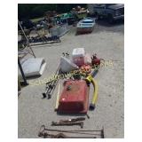 Pile of greatness load locks, hand tools, gas