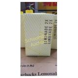 3 Starbucks concentrated lemonade. Each container