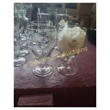 4 Indianapolis motor speedway glasses.