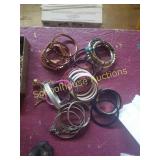 Group of bangles and bracelets