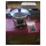 Sunbeam deep fryer with book